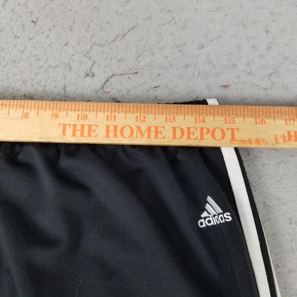 Adidas Track Suit Womens Large Black 3 Stripe Full Zip Jacket Pants Set Athletic - Picture 14 of 16